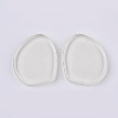 Transparent Resin Cabochons CRES-T008-18-1
