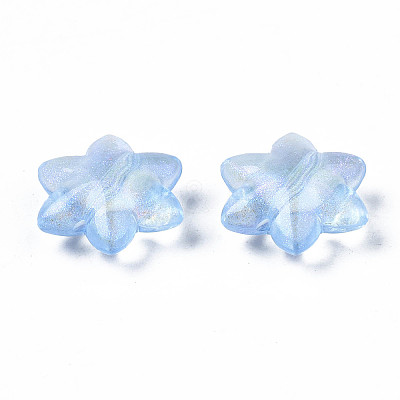 Transparent Acrylic Beads OACR-S028-136-1