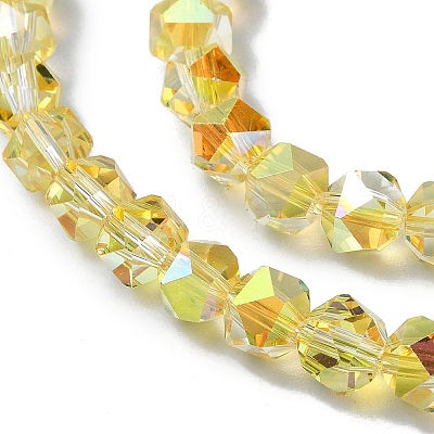 Electroplate Glass Beads EGLA-L018-B-AB06-1