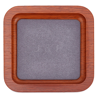 Square Wood Jewelry Plate AJEW-WH0401-71B-1