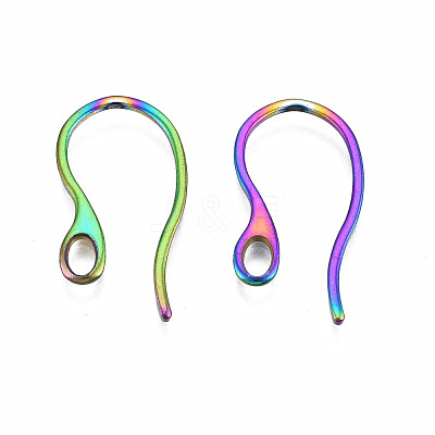 304 Stainless Steel Earring Hooks STAS-N098-007-1