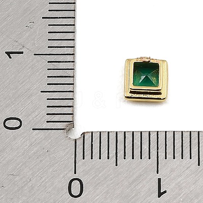 Brass Pave Cubic Zirconia Cabochons CU-CBA30E8-05G-04-1