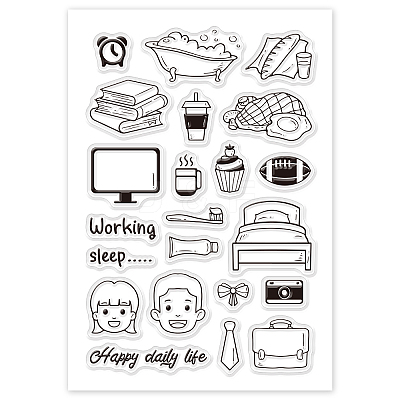 PVC Plastic Stamps DIY-WH0167-56-107-1