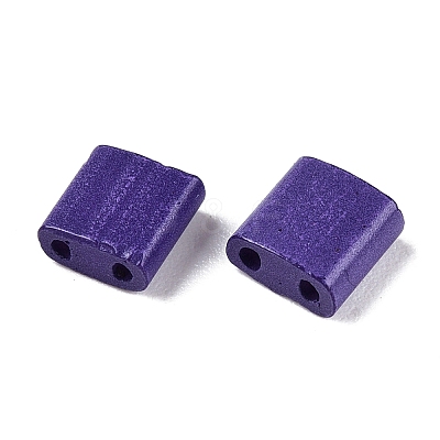 2-Hole Baking Paint Glass Seed Beads SEED-S023-17C-13-1