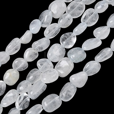 Natural Quartz Crystal Rock Crystal Beads Strands G-C286-A31-1
