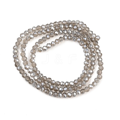 Electroplate Glass Beads Strands EGLA-A034-T2mm-B19-1-1