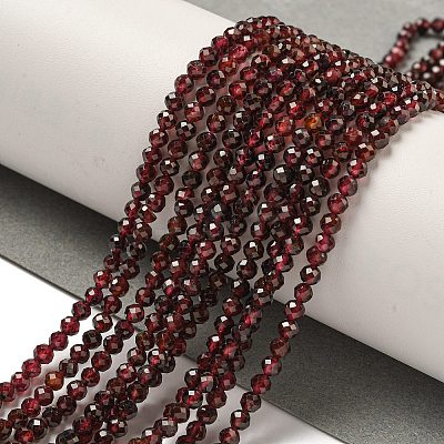 Natural Garnet Beads Strands LS-G-I341-09C-1