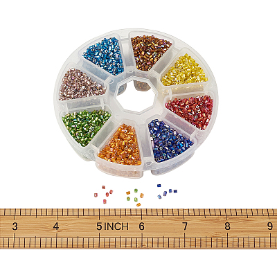 11/0 Two Cut Round Hole Glass Seed Beads SEED-YS0001-01-1