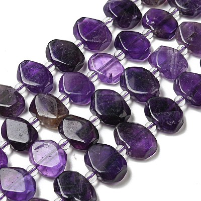 Natural Amethyst Beads Strands G-G072-A04-02-1
