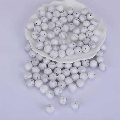 Round Silicone Focal Beads LS-SI-JX0046A-63-1