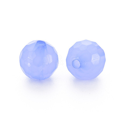 Transparent Acrylic Beads TACR-S154-62E-01-1