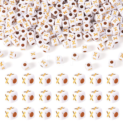 Opaque Acrylic Beads MACR-TAG0001-07X-1
