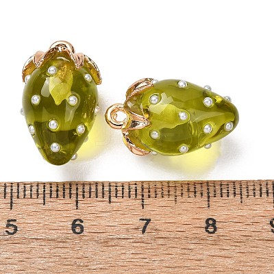 Resin Pendants FIND-C096-01G-1