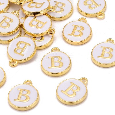 Golden Plated Alloy Charms X-ENAM-S118-01B-1