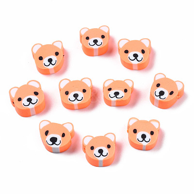 Handmade Polymer Clay Beads CLAY-S096-004B-1