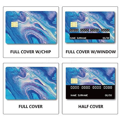 PVC Plastic Waterproof Card Stickers DIY-WH0432-204-1