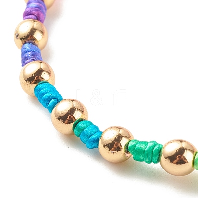 Synthetic Hematite Beaded Bracelet BJEW-JB07796-1