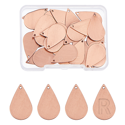 32Pcs Brass Pendants KK-FH0008-22R-1