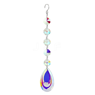 Clear AB Glass Pendant Decorations PW-WG12742-19-1