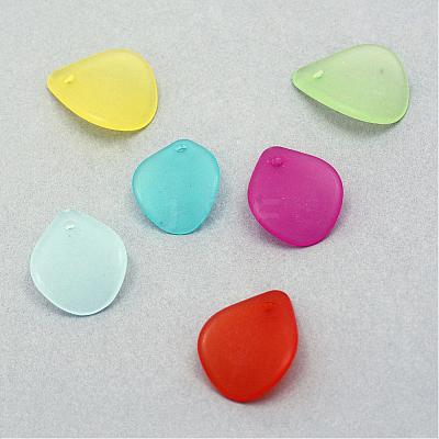 Transparent Acrylic Pendants FACR-Q009-18-1