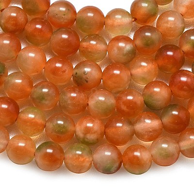 Natural Malaysia Jade Beads Strands G-L645-C01-6mm-29-1
