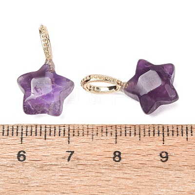 Natural Amethyst Pendants GG-CBAE2A3-02G-02-1