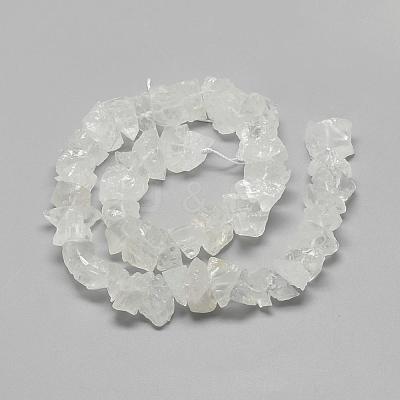 Natural Quartz Crystal Beads Strands G-R427-13-1