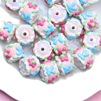 Opaque Acrylic Beads PW-WGF3828-07-1