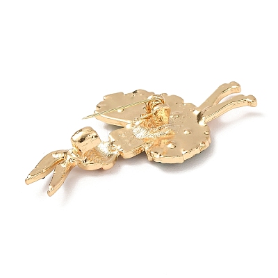 Ballerina Bunny Enamel Pins JEWB-F045-04G-02-1