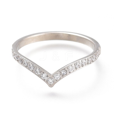304 Stainless Steel Finger Rings RJEW-F110-06P-7-1