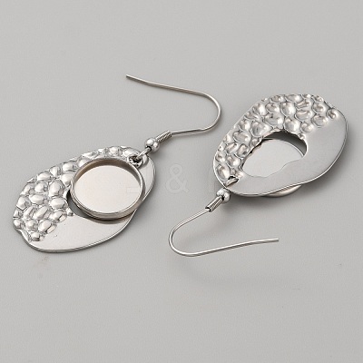 304 Stainless Steel Geometry Dangle Earring Settings FIND-WH0032-74P-03-1
