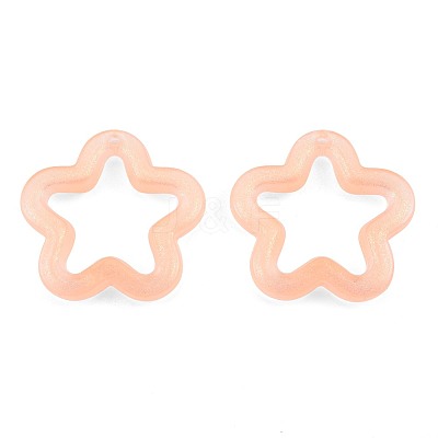 Transparent Luminous Acrylic Pendants X-TACR-T007-12-1