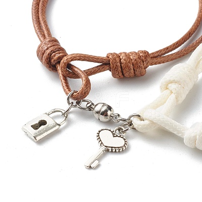 Adjustable Korean Waxed Polyester Cord  Bracelets X1-BJEW-TA00001-1