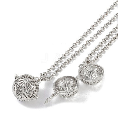 Brass Pendant Necklaces NJEW-G089-15B-P-1