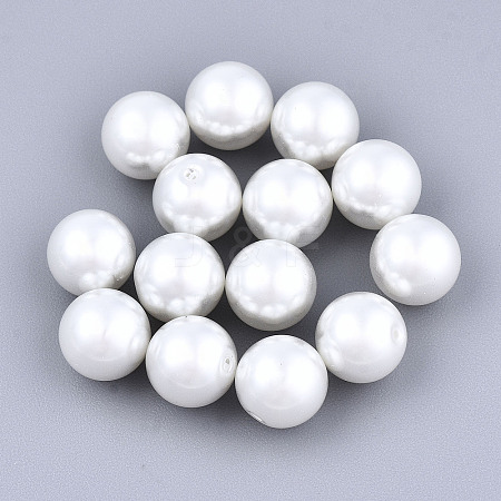 Glass Pearl Beads X-HY-T001-003C-01-1