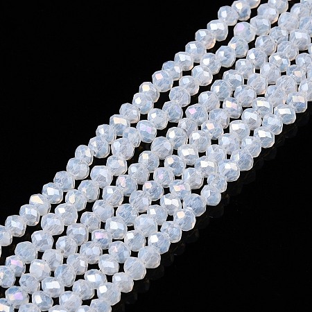 Electroplate Glass Beads Strands LS-EGLA-A044-J1mm-B06-1