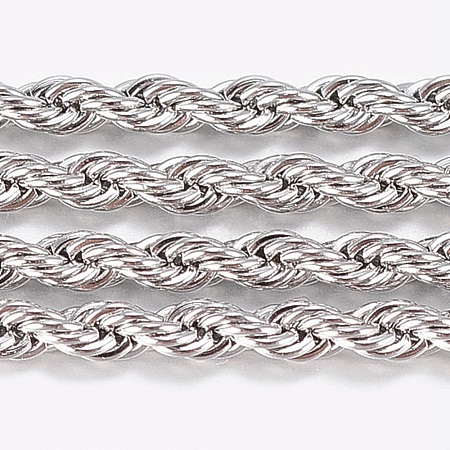 304 Stainless Steel Rope Chains CHS-K007-01A-1