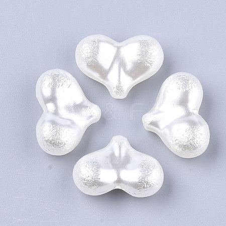 ABS Plastic Imitation Pearl Beads OACR-T017-12B-1