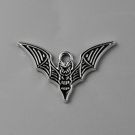 Halloween Alloy Enamel Pendants ENAM-CJC0002-34P-01-1