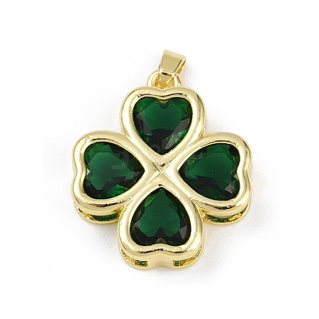 Brass Glass Pendants KK-R226-05G-03-1