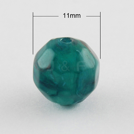 Acrylic Beads SACR-S001-11mm-08-1