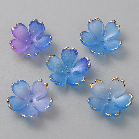 Acrylic Bead Caps OACR-CJC0002-04G-1