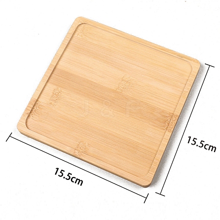 Square Wood Mosaic Base PW-WG55259-15-1