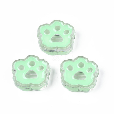 Transparent Acrylic Beads ACRC-S039-06B-1