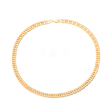 Iron Cuban Link Chain Necklaces for Women WH-WG2C527-02-1