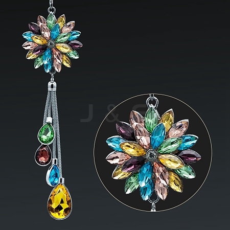 Glass Rhinestone Pendant Decoration PW-WG2084D-03-1