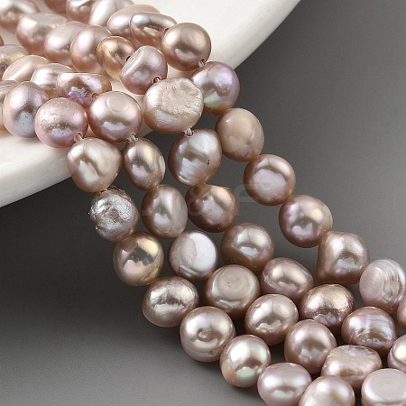 Natural Cultured Freshwater Pearl Beads Strands PEAR-A006-04F-1