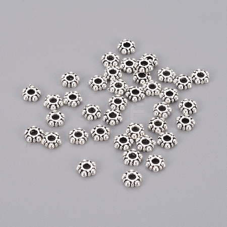 Tibetan Silver Spacers beads AA116-1