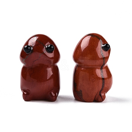 Natural Red Jasper Monster Figurines DJEW-N003-01F-1