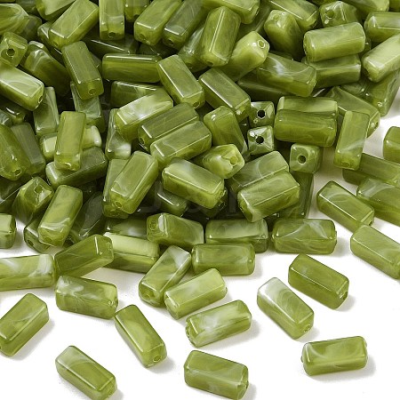Opaque Acrylic Beads MACR-C037-02A-1